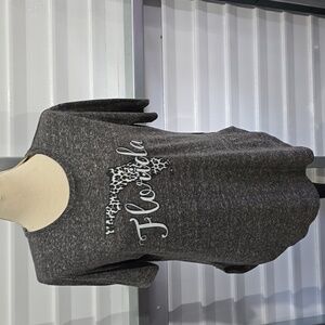 Royce Brand Womens Gray Florida T-Shirt‎  Size XL